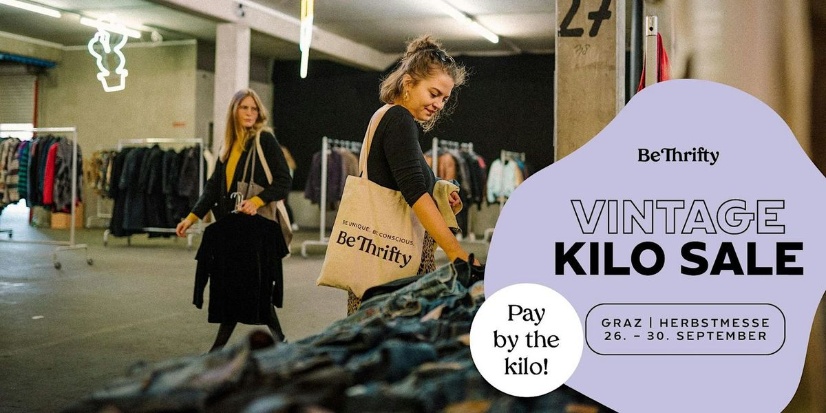 BeThrifty Vintage Kilo Sale | Graz Herbstmesse | 26. - 30.  September