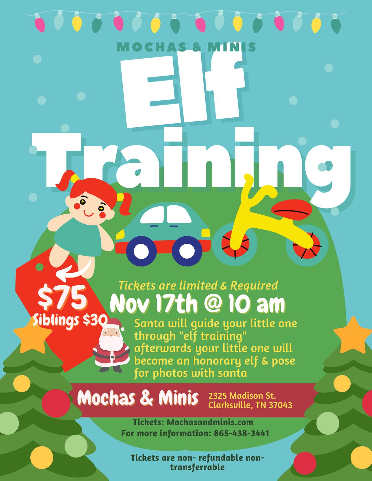 Elf Training with Santa