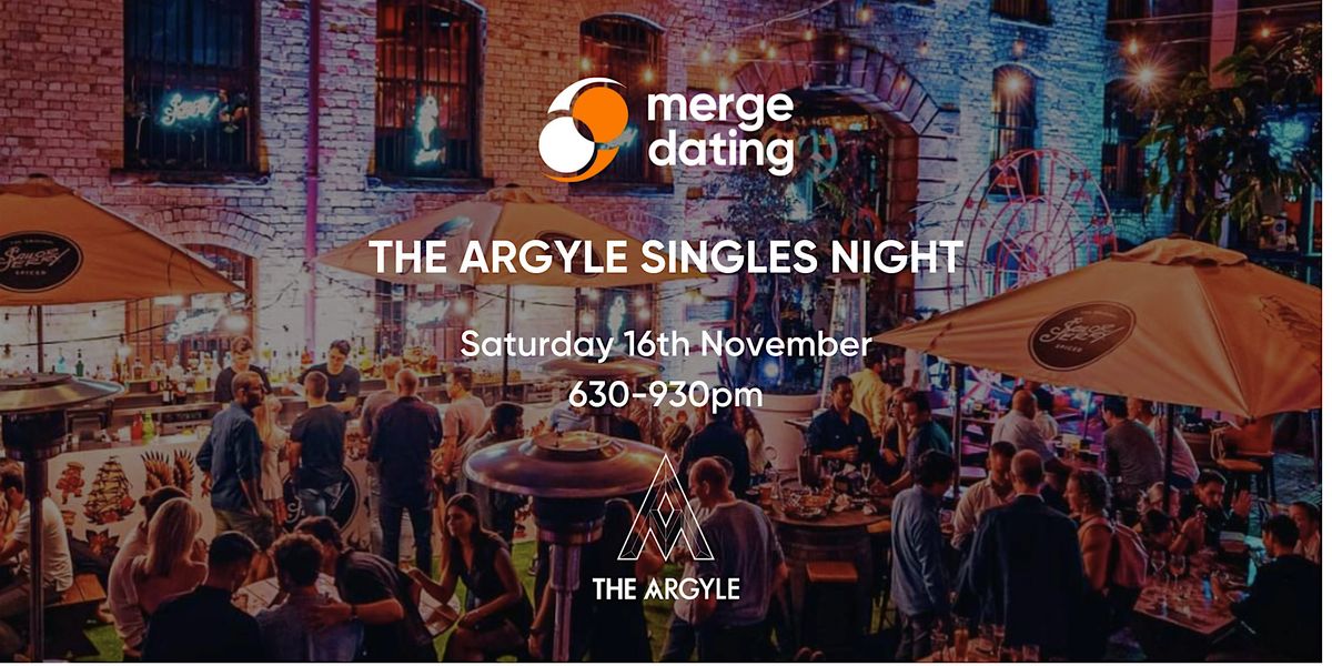 20-26  | The Argyle The Rocks | Merge Dating | Singles Event