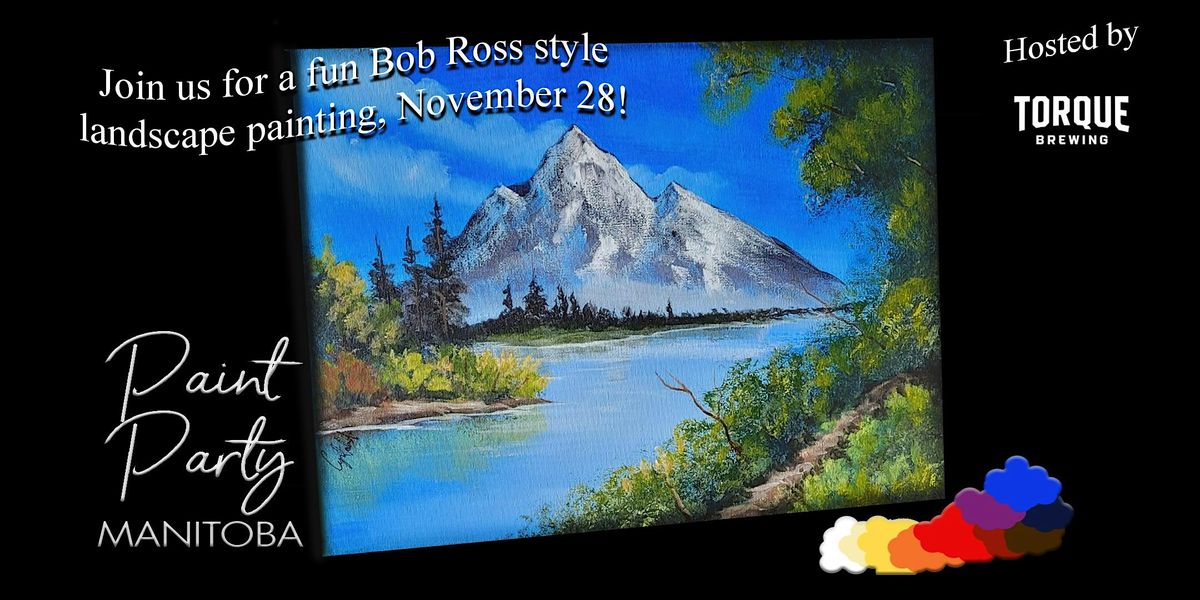 Paint Night at Torque Brewing - Bob Ross style!