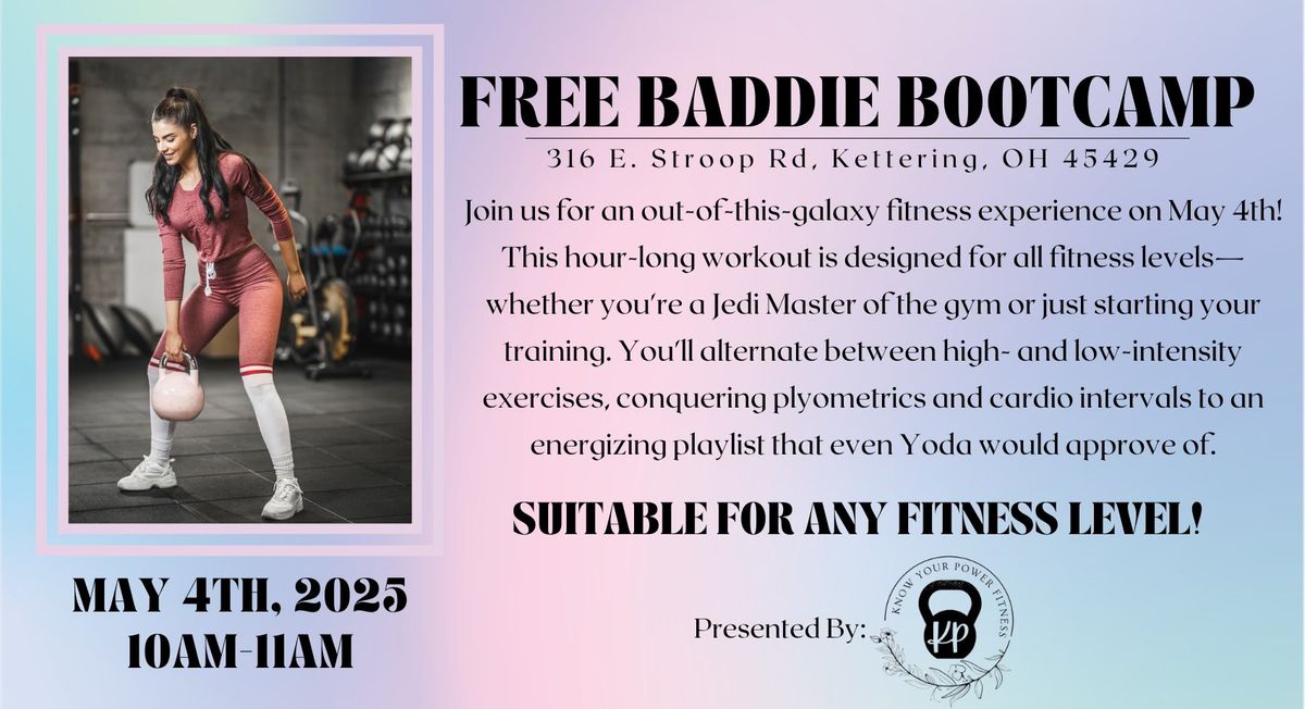 FREE Baddie Bootcamp | Hosted by Roderer Shoe Center | Led By KP FITNESS LLC