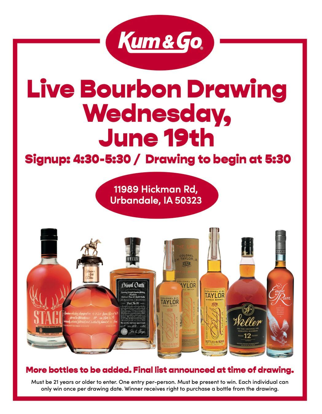 Live Bourbon Drawing