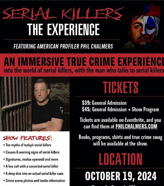 Serial Killers-The Experience with Phil Chalmers-Dutch Creek Winery-OH