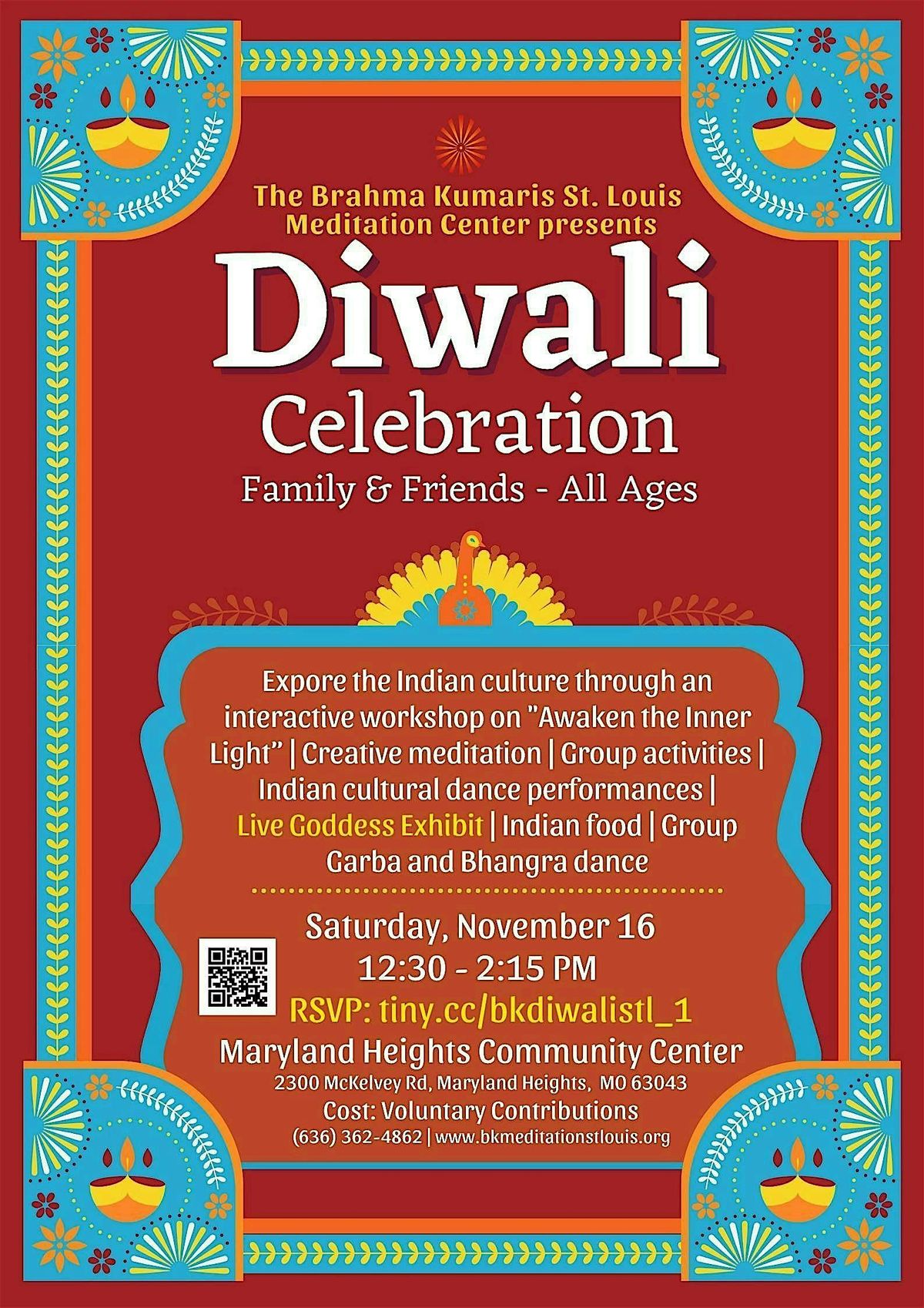 Diwali Celebration & "Awaken the Light Within" Workshop