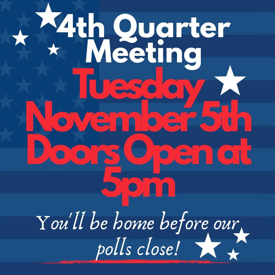 4th Quarter Meeting