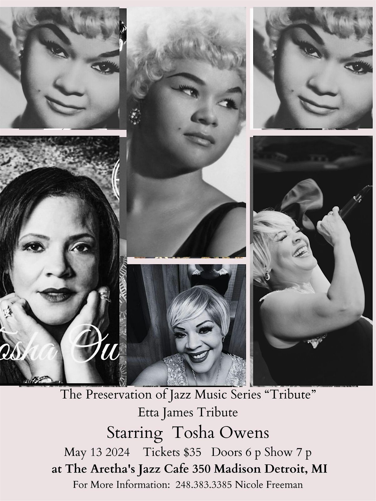 The Etta James Tribute  ft. Tosha Owens