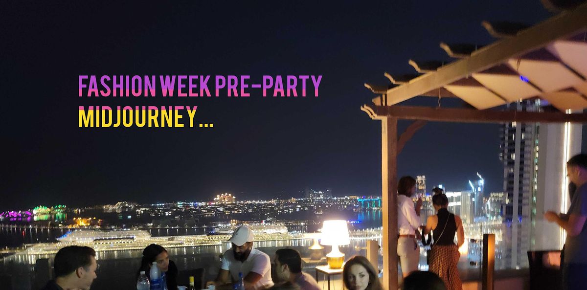 Dubai Fashion Week AI Midjourney Party