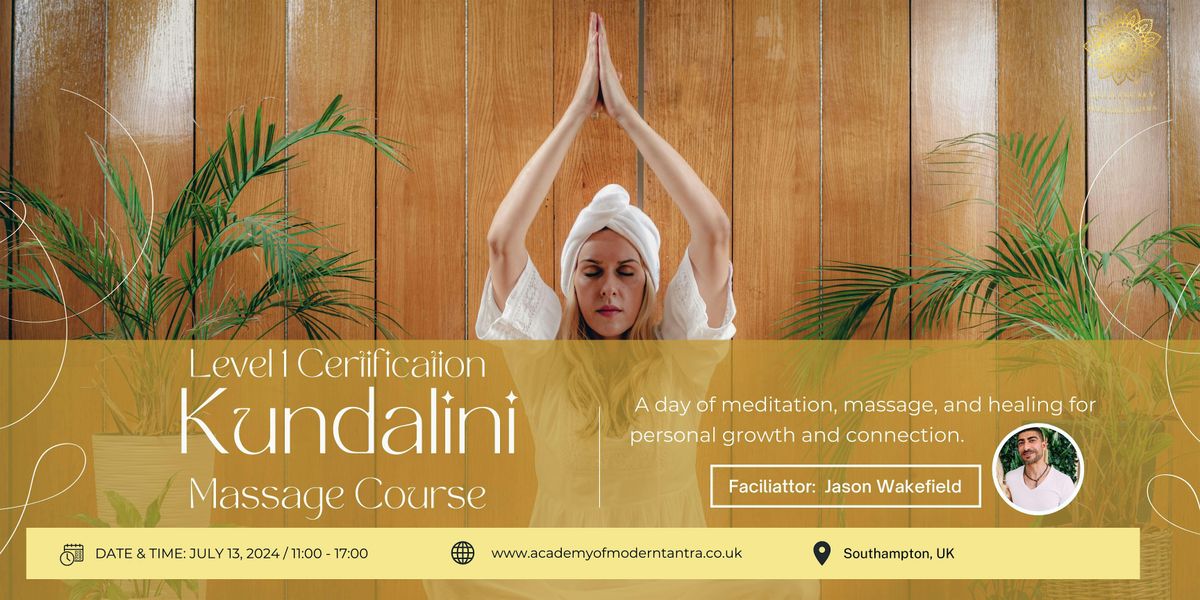 Level 1 Certification: Kundalini Massage Course