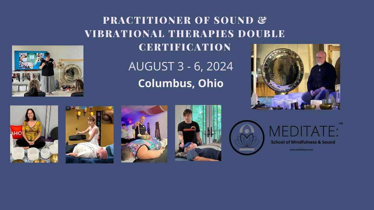 Columbus, OH - Sound & Vibrational Therapies Double Certification 2 or 4-Day Course