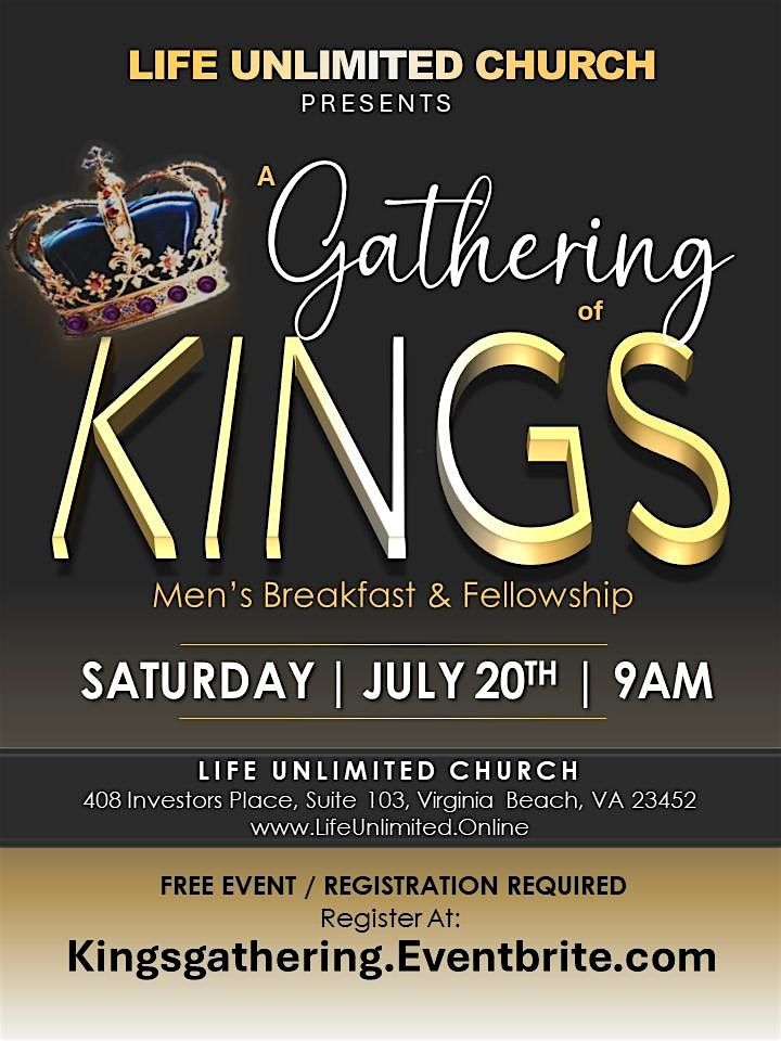 "The Gathering Of Kings"  Men's Breakfast & Fellowship
