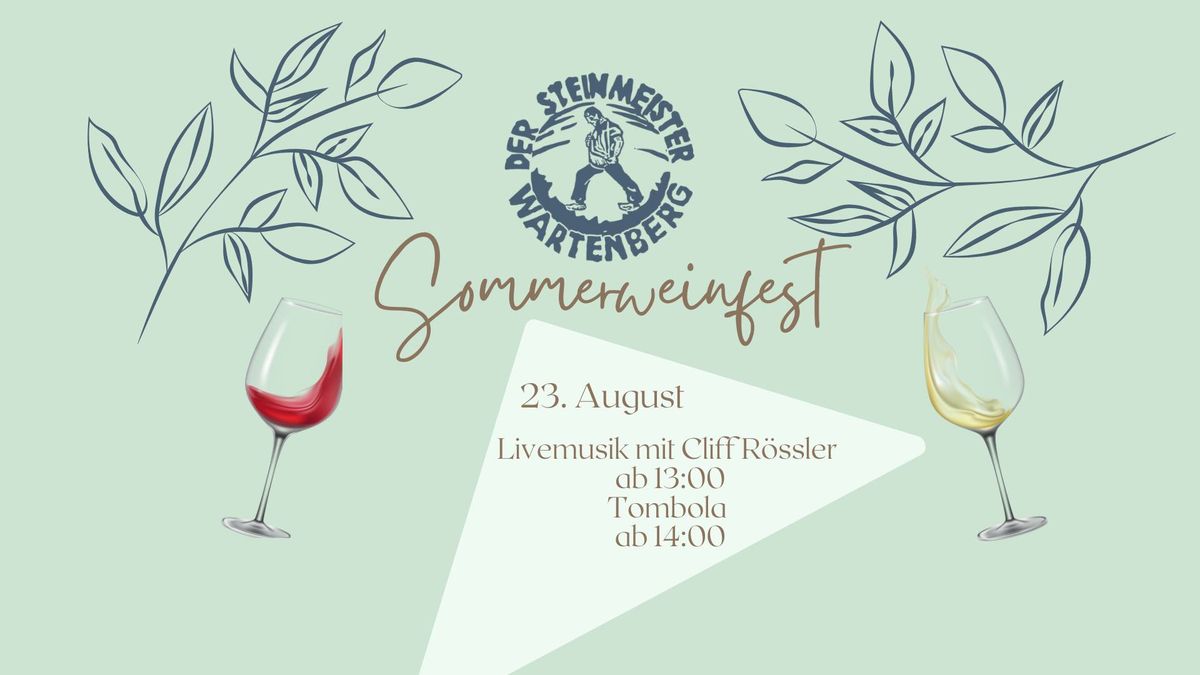 Sommerweinfest im Weingut Wartenberg