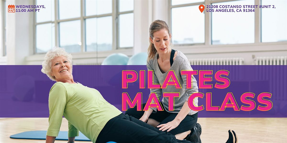 Pilates Mat Class with Conni Ponturo - Attend in California Studio