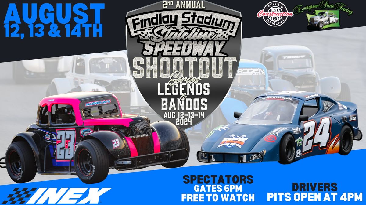 Legend & Bando Shootout at Findlay Stadium Stateline Speedway