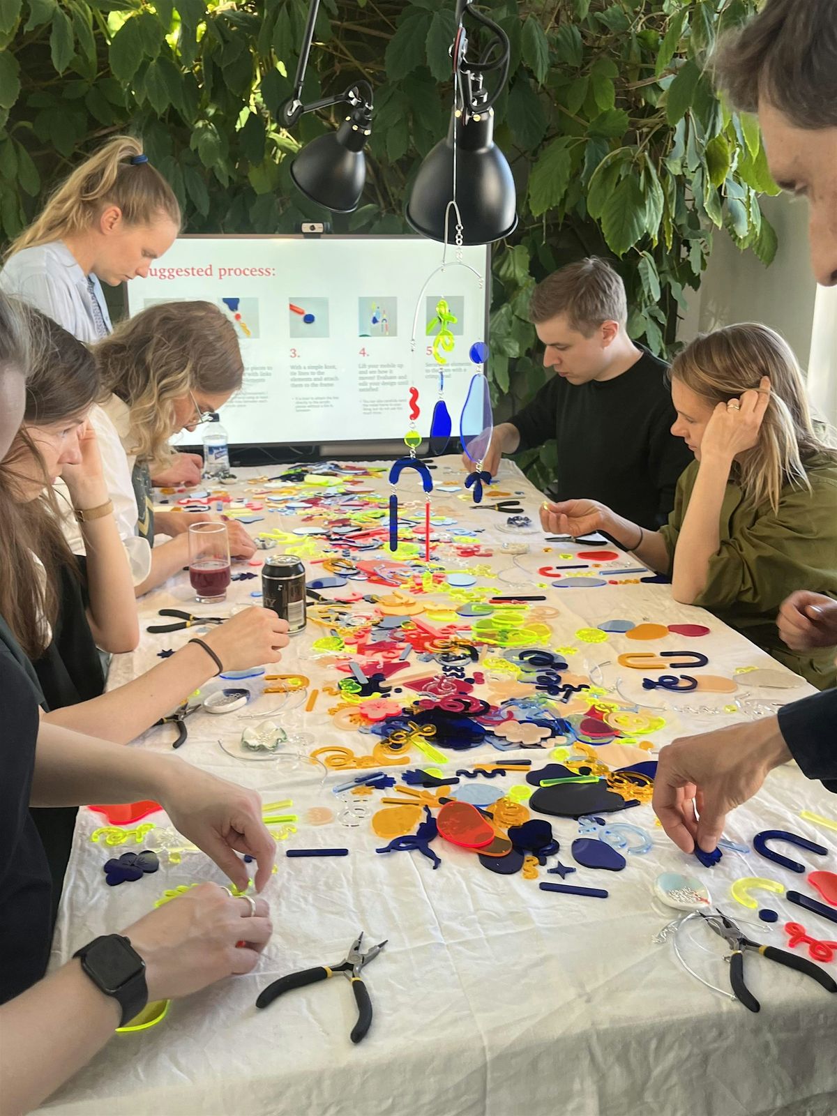 Suncatcher Workshop - Making Mobiles at Art Studio Amsterdam