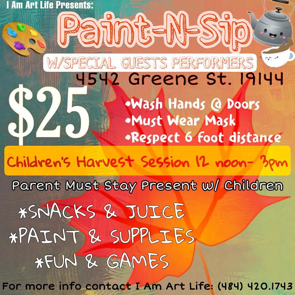 Paint-N-Sip: Children\u2019s Edition