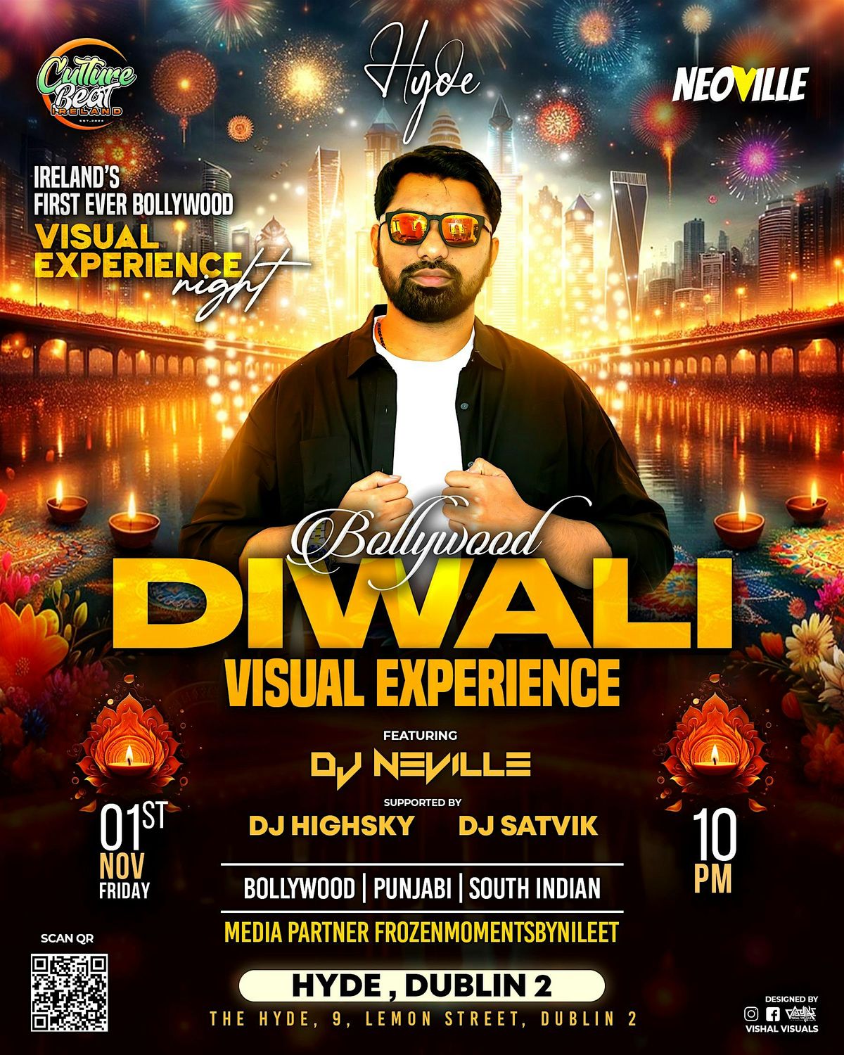 Diwali Visual Experience Night in Dublin ft DJ Neville