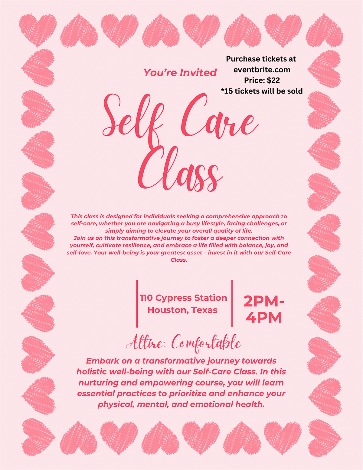 Self Care Event