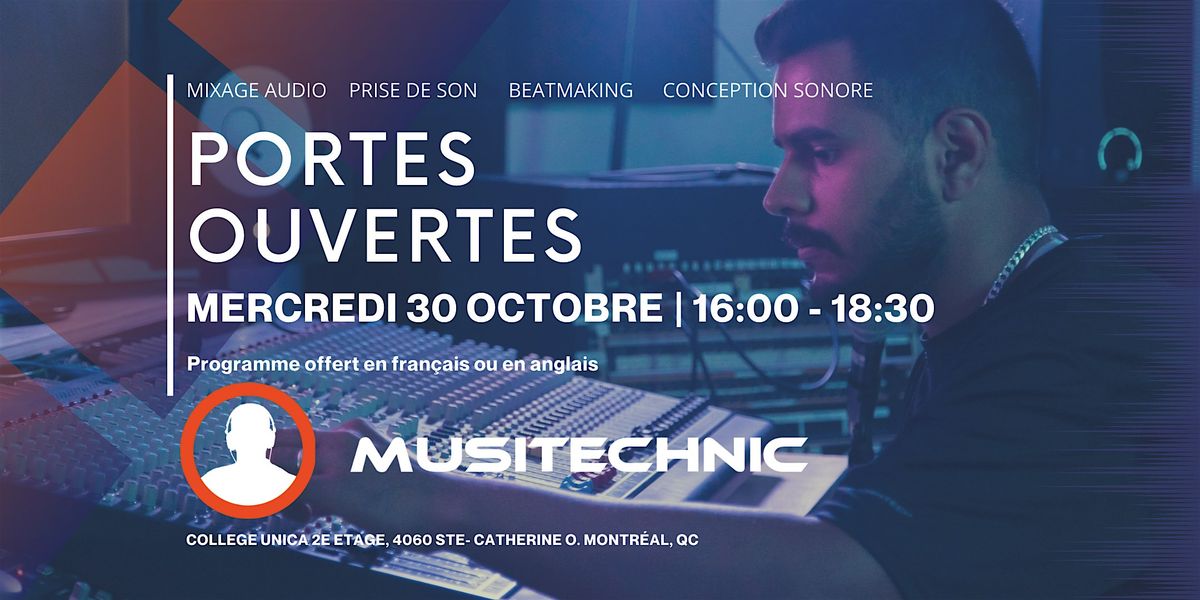 Portes ouvertes du Coll\u00e8ge Unica (Musitechnic) Open House