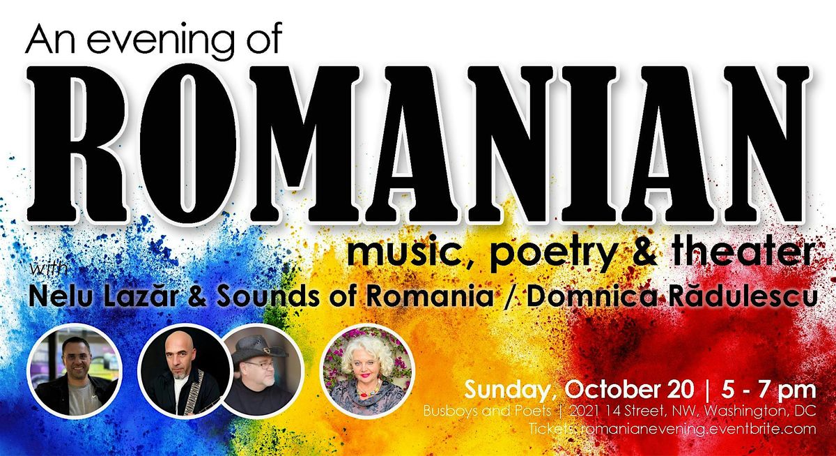 An Evening of Romanian Music, Poetry and Theater