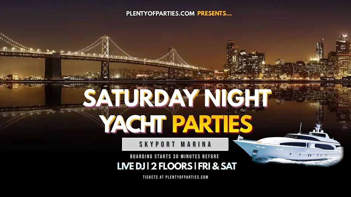 Saturday Night 11pm Cruise Cruise at Skyport NYC Marina Yacht