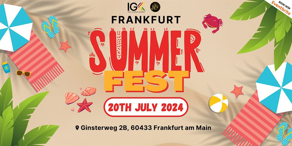Frankfurt Summer Fest 2024 - Open Air | Food Stalls | Bollywood Music