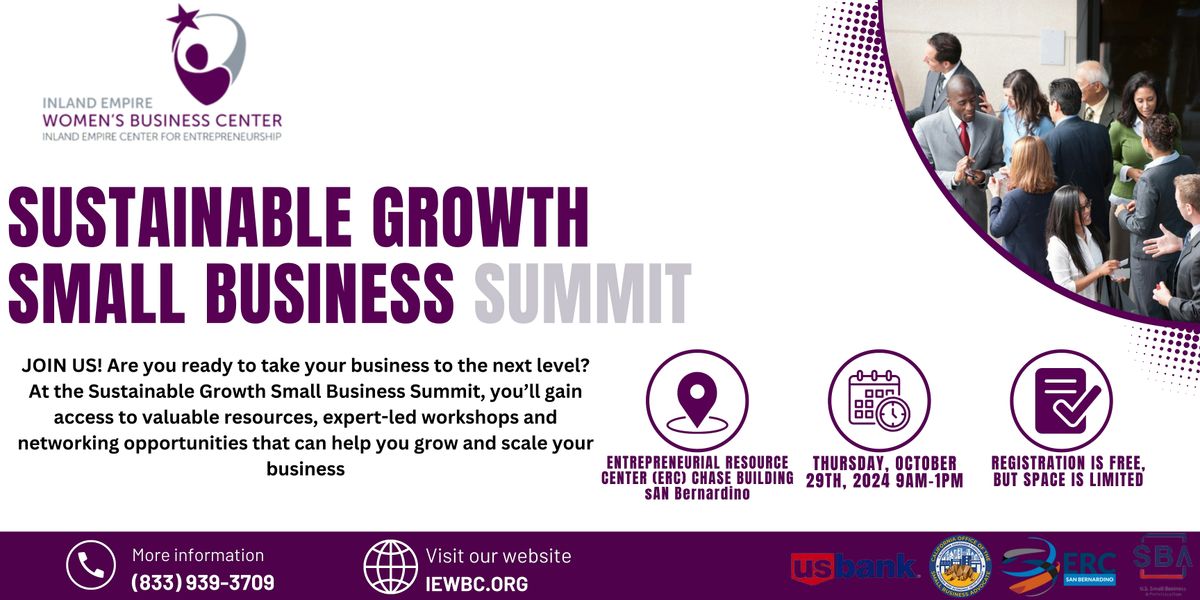 Sustainable Growth Small Business Summit