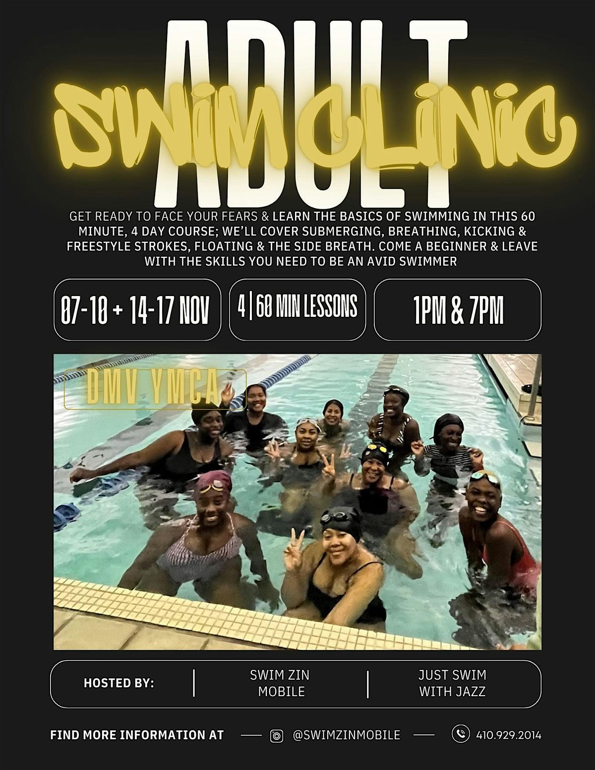 DMV Adult Swimming Lessons