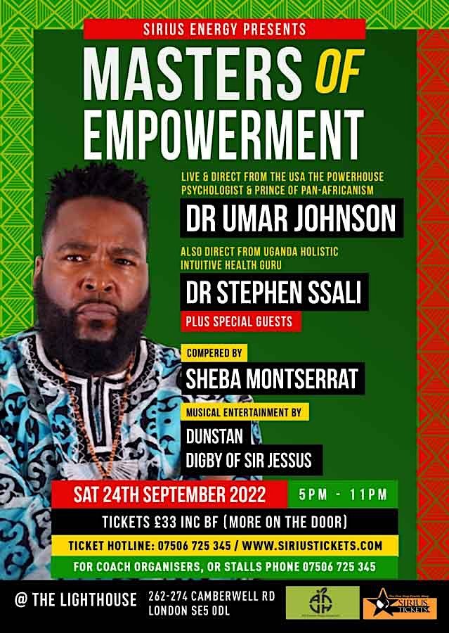 Dr Umar Johnson - Masters Of Empowerment