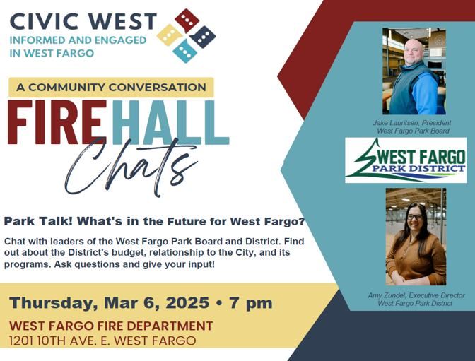 FireHall Chat - Park Talk! What's in the future for West Fargo?