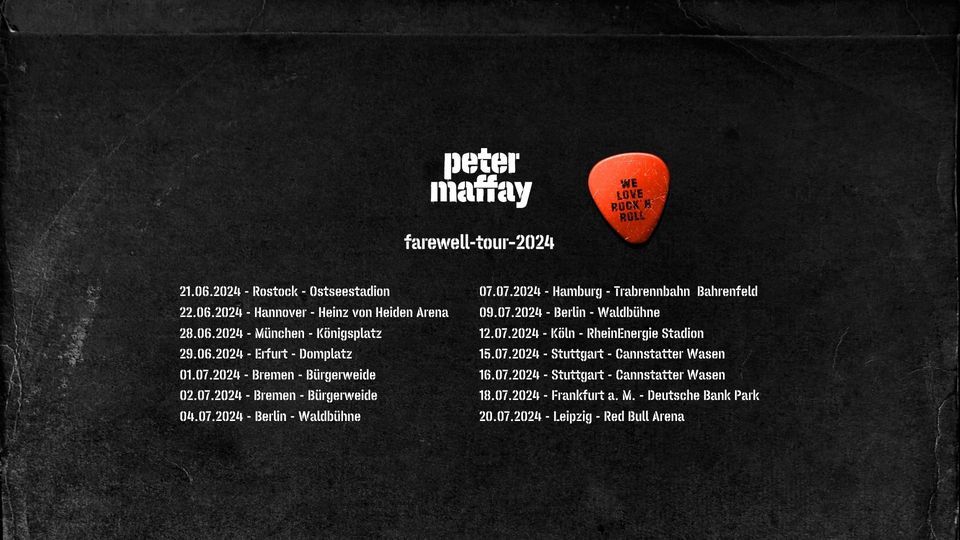 Peter Maffay & Band | We love Rock 'n' Roll - Farewell Tour 2024 | Leipzig 