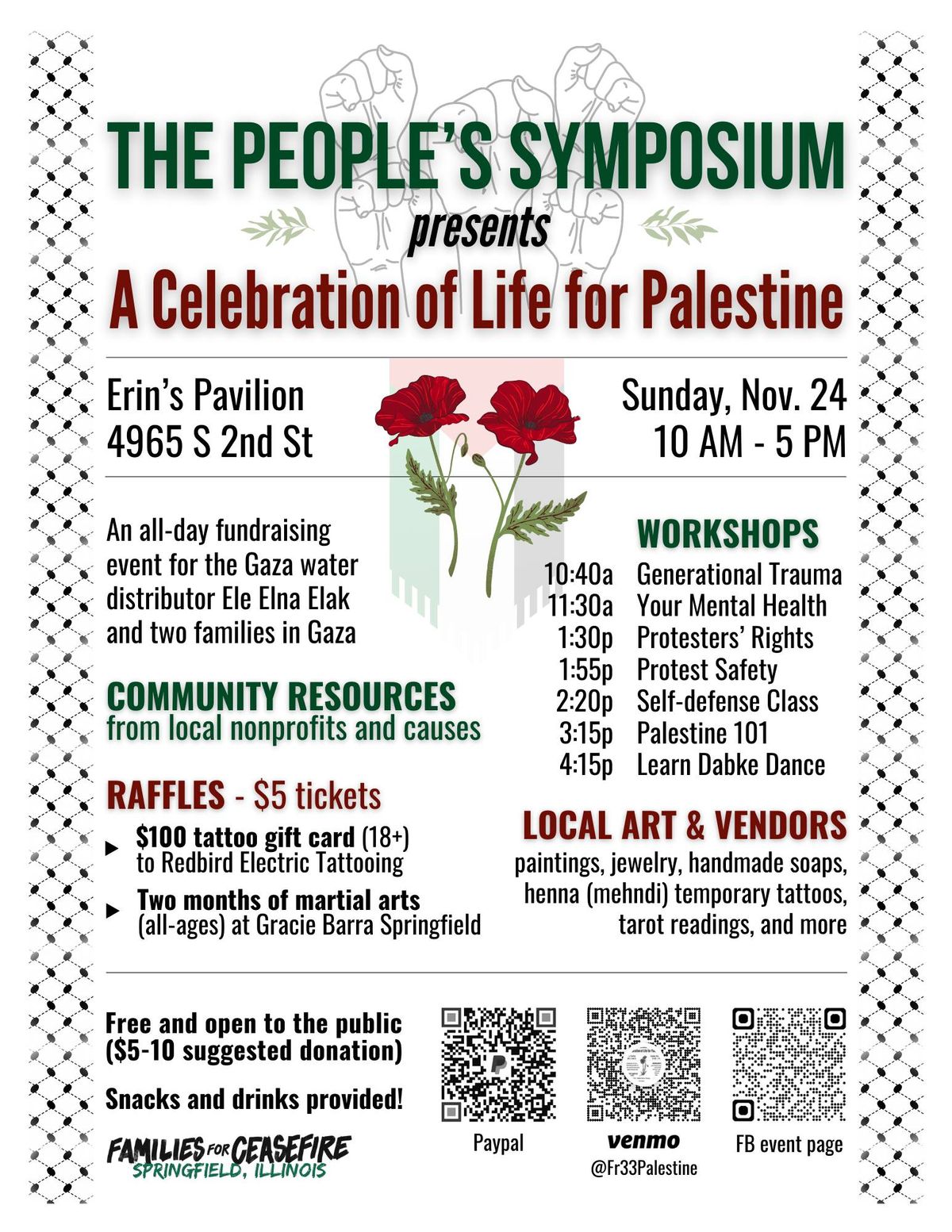 The People's Symposium: A Celebration of Life for Palestine