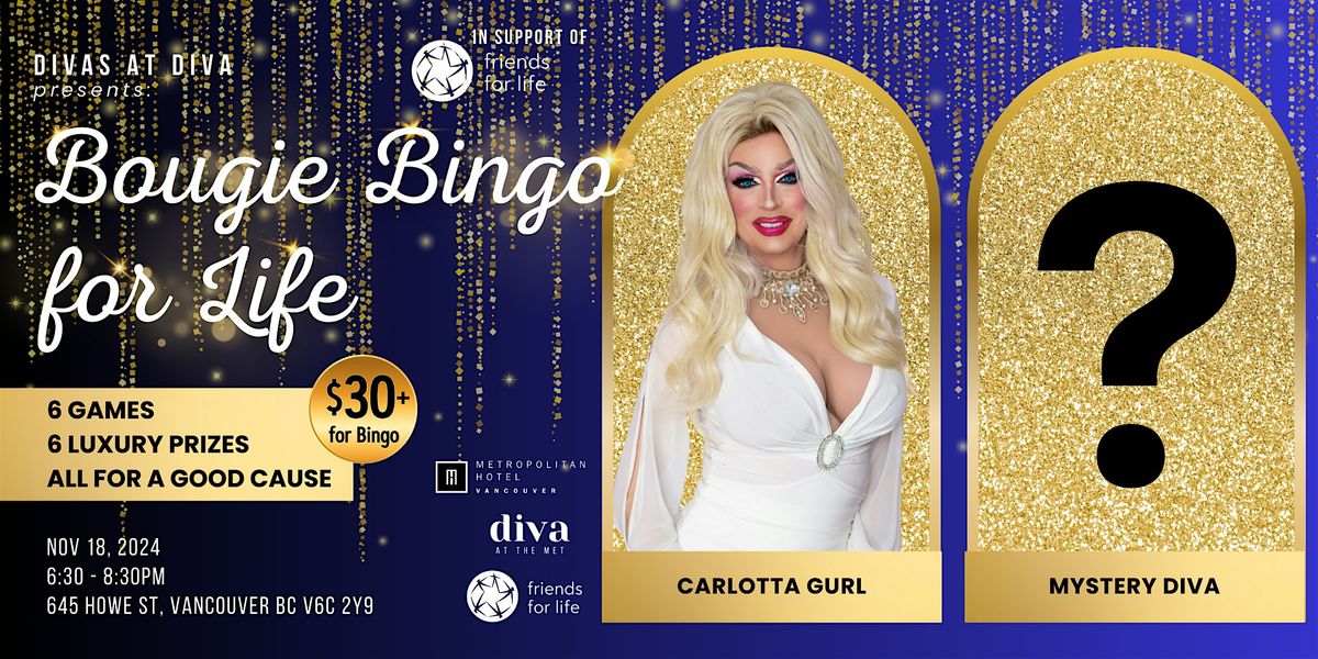 Divas at Diva Presents: Bougie Bingo for Life!