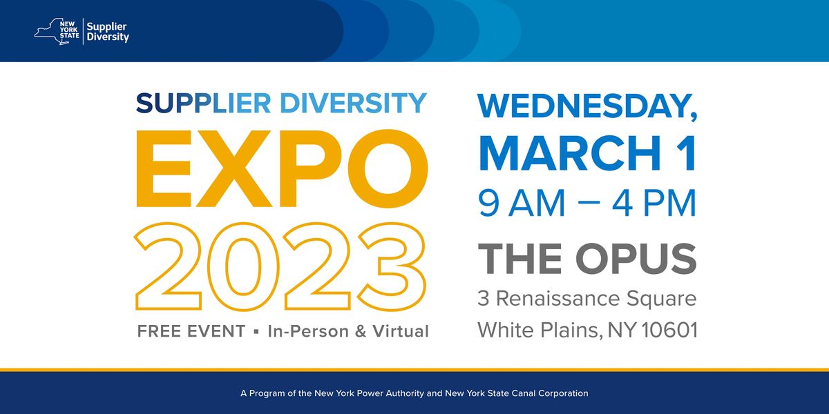 Panelist and Moderator Registration NYPA Supplier Diversity Expo 2023