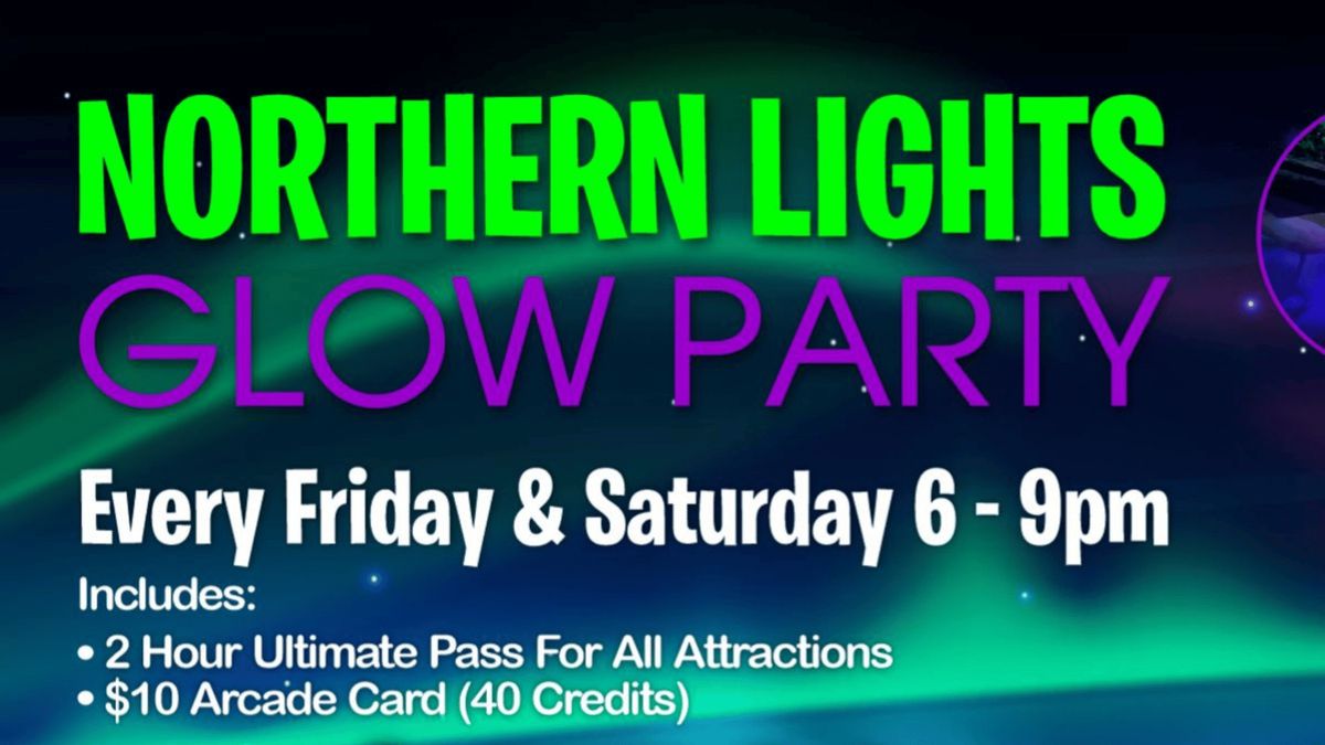 \ud83c\udf89 Experience the Northern Lights Glow Party at Zero Gravity!