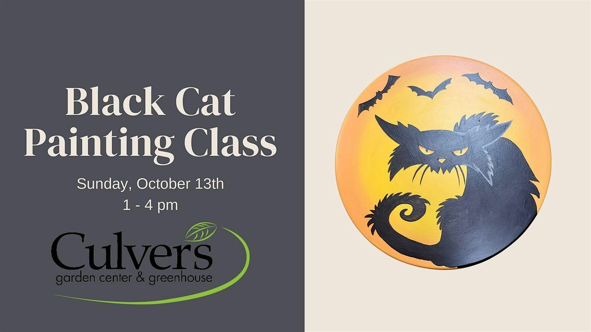 Black Cat Painting Class