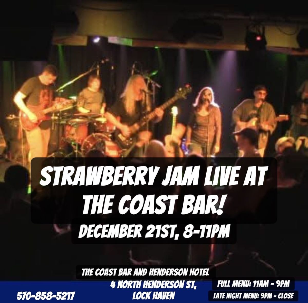 Strawberry Jam Live At The Coast Bar! 