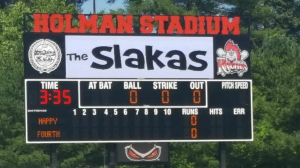 The Slakas at Holman Stadium July 4th