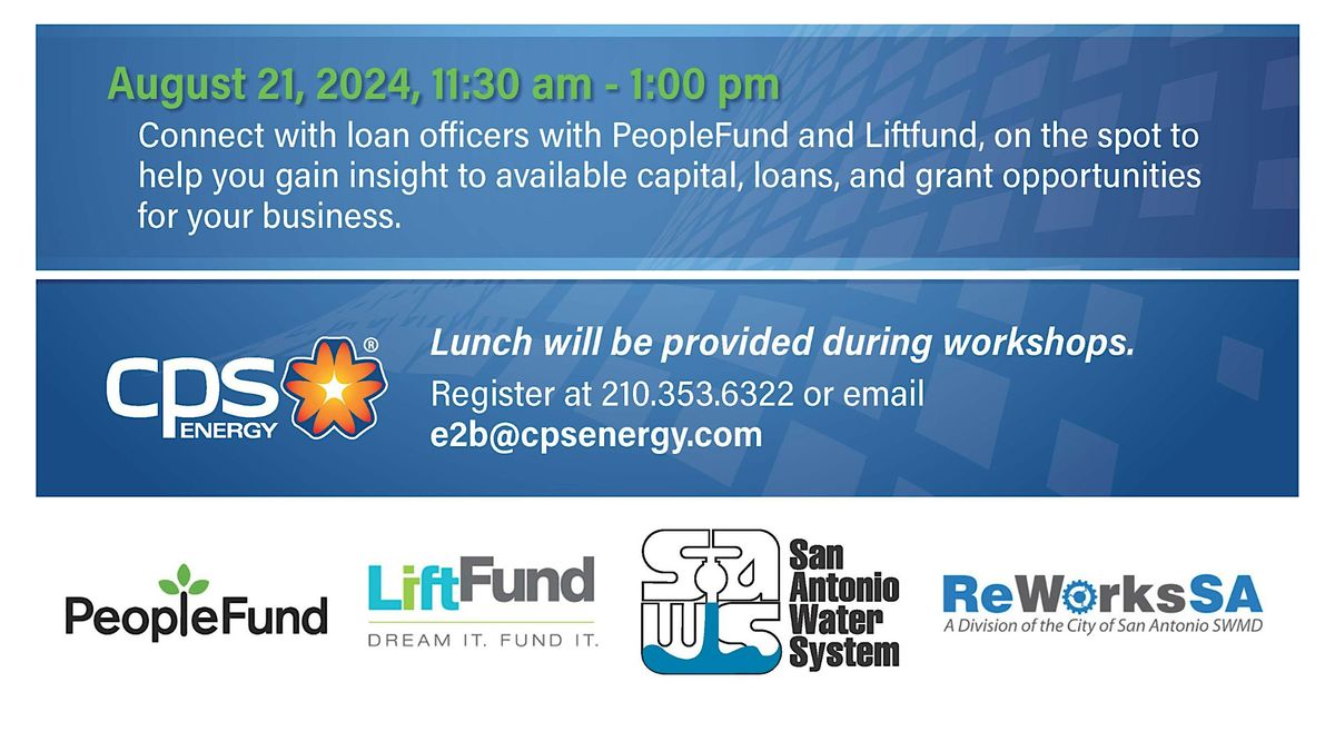 Funding Frenzy! Free Lunch & Info Session for San Antonio Businesses