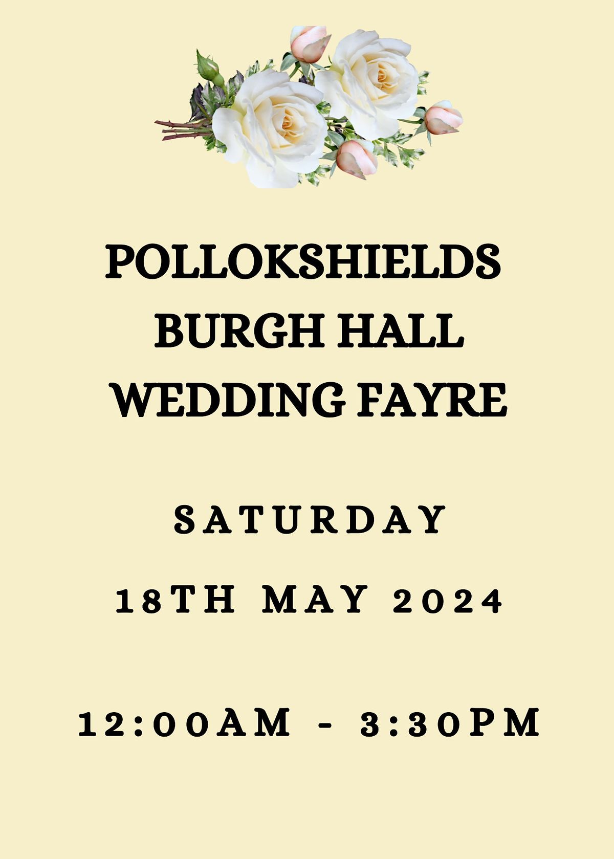 Pollokshields Burgh Hall Wedding Fayre