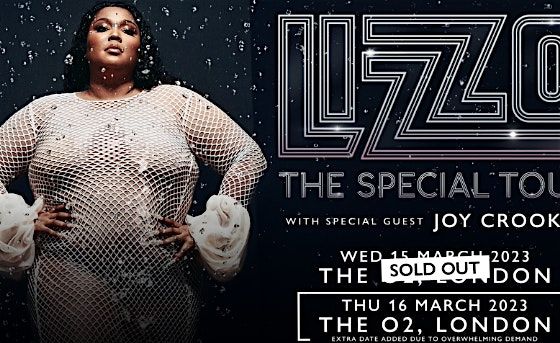 Lizzo Plus special guest Joy Crookes