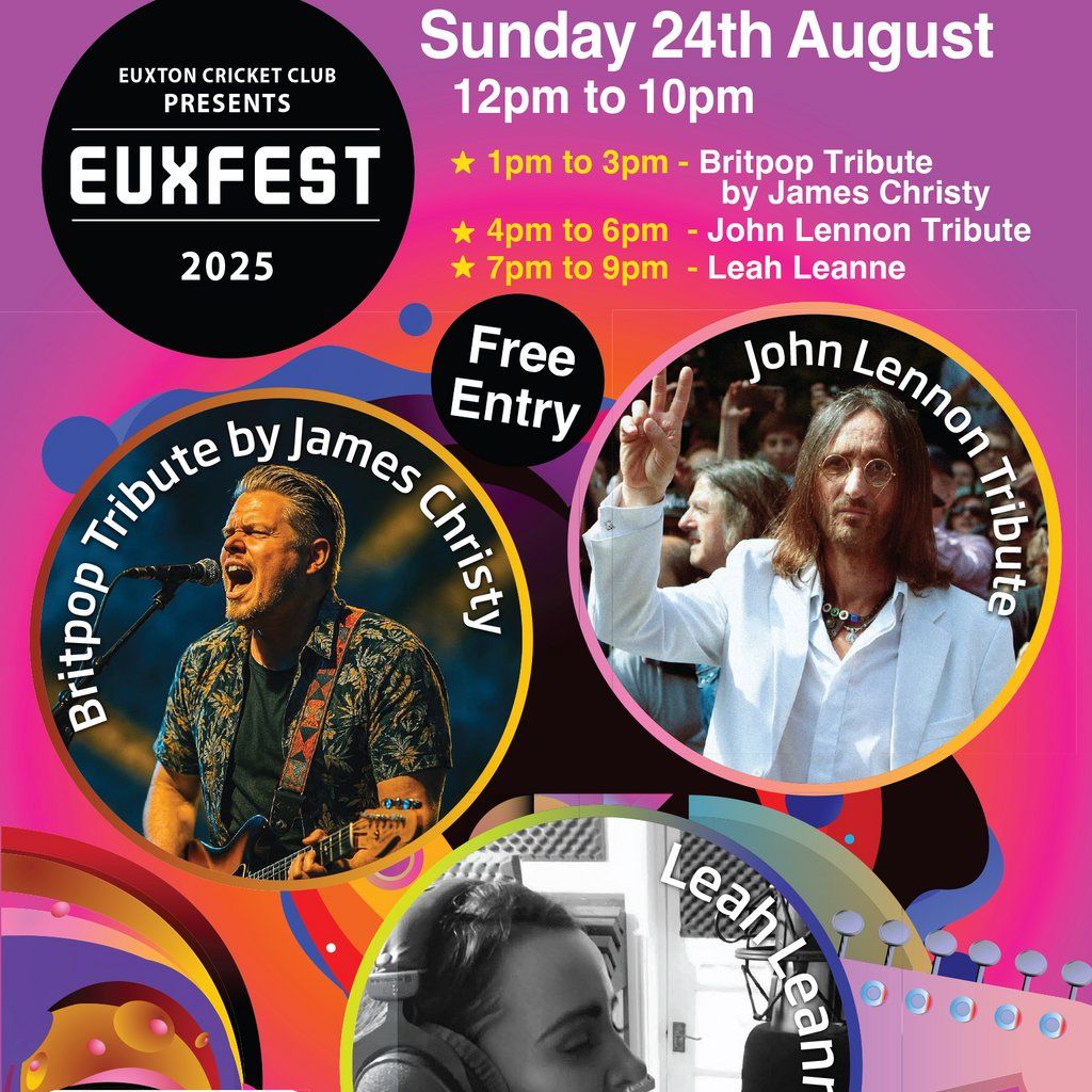 Euxfest Music & Comedy Festival at Euxton Cricket Club
