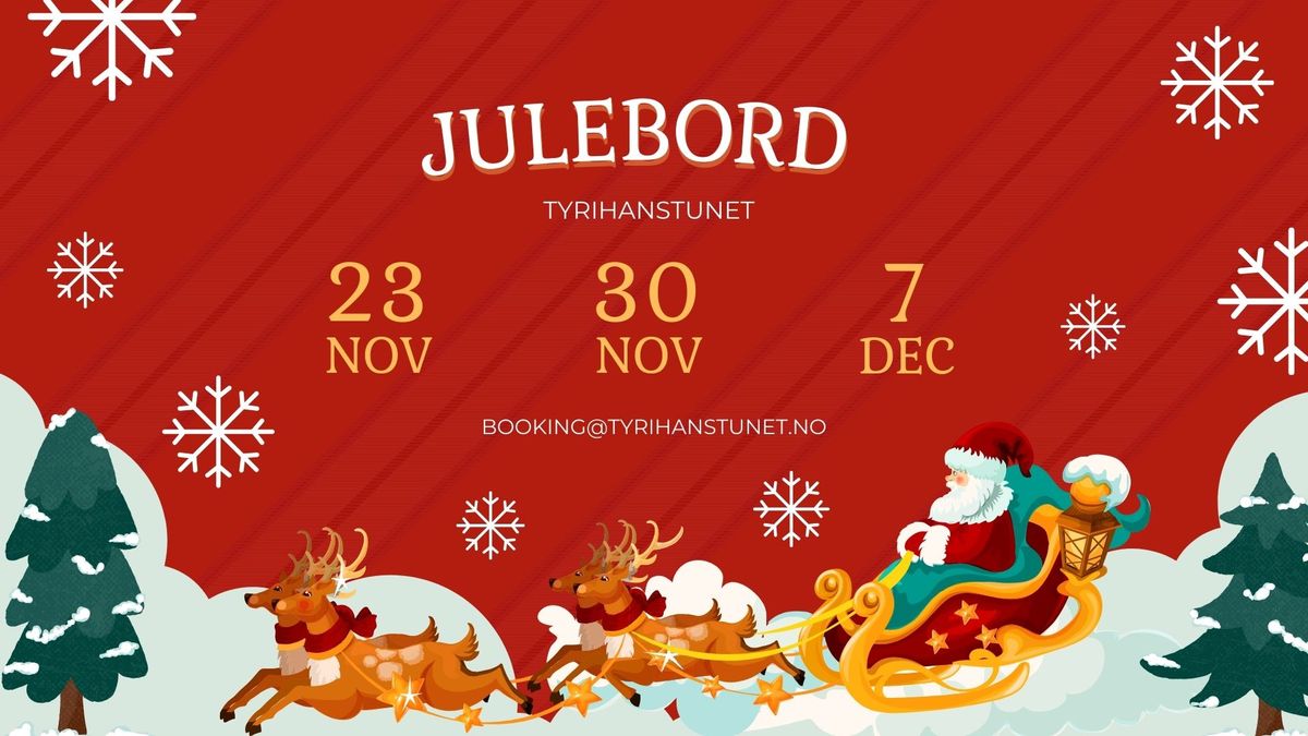 Julebord p\u00e5 Tyrihanstunet