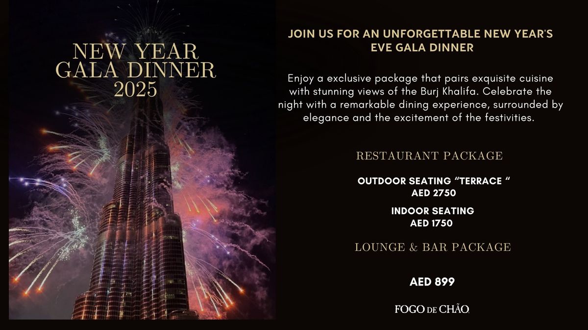  New Year's  Eve Gala Dinner