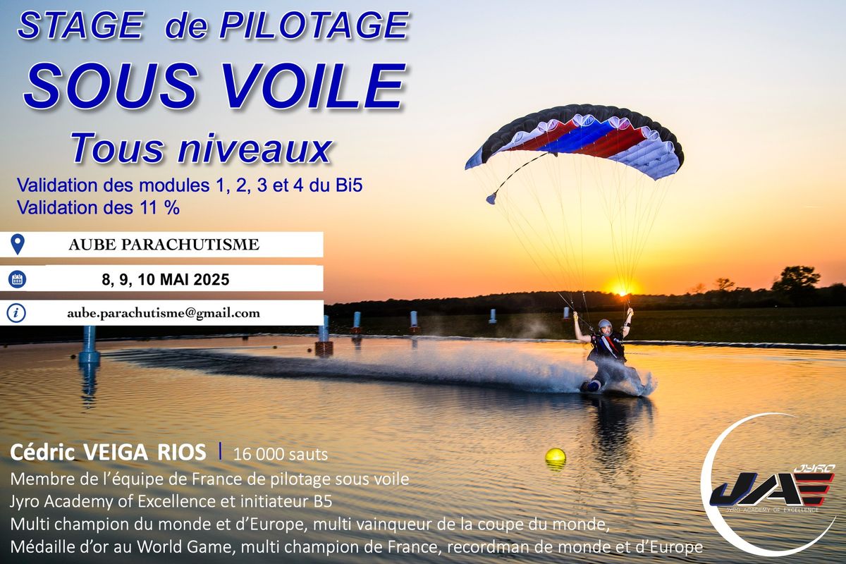 Stage sous-voile avec Cedric Veiga Rios en mai #2025-2#