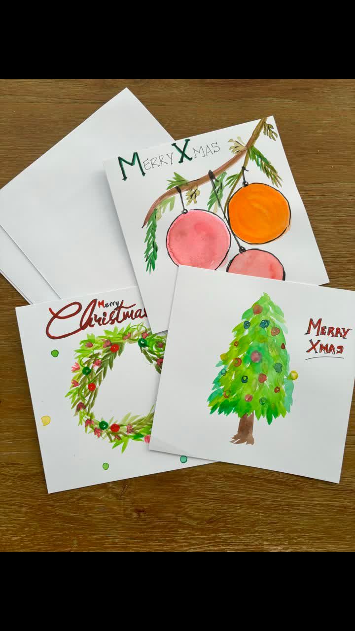 Handmade Christmas Cards  - Kids workshop 