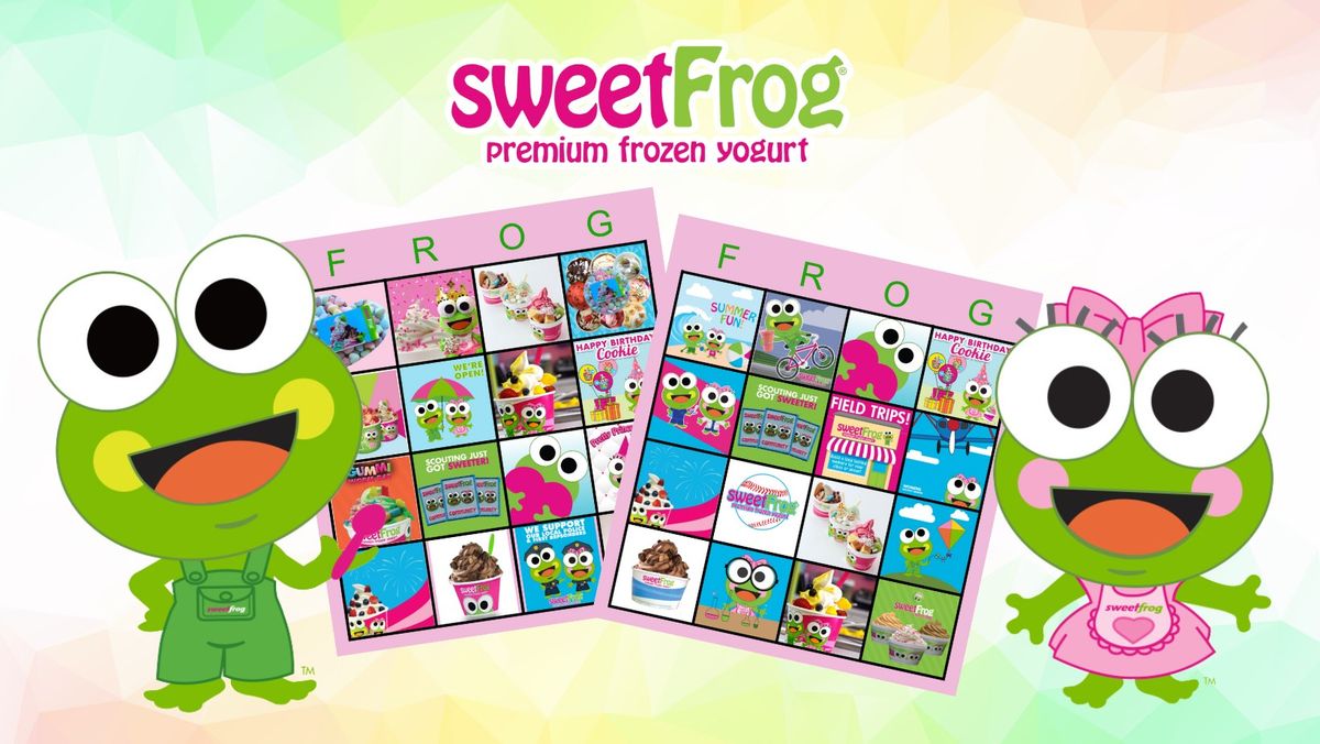 Picture Bingo at sweetFrog Salisbury