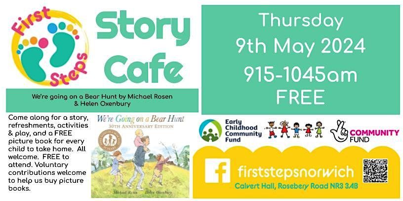 First Steps does Story Cafe - We're going on a Bear Hunt