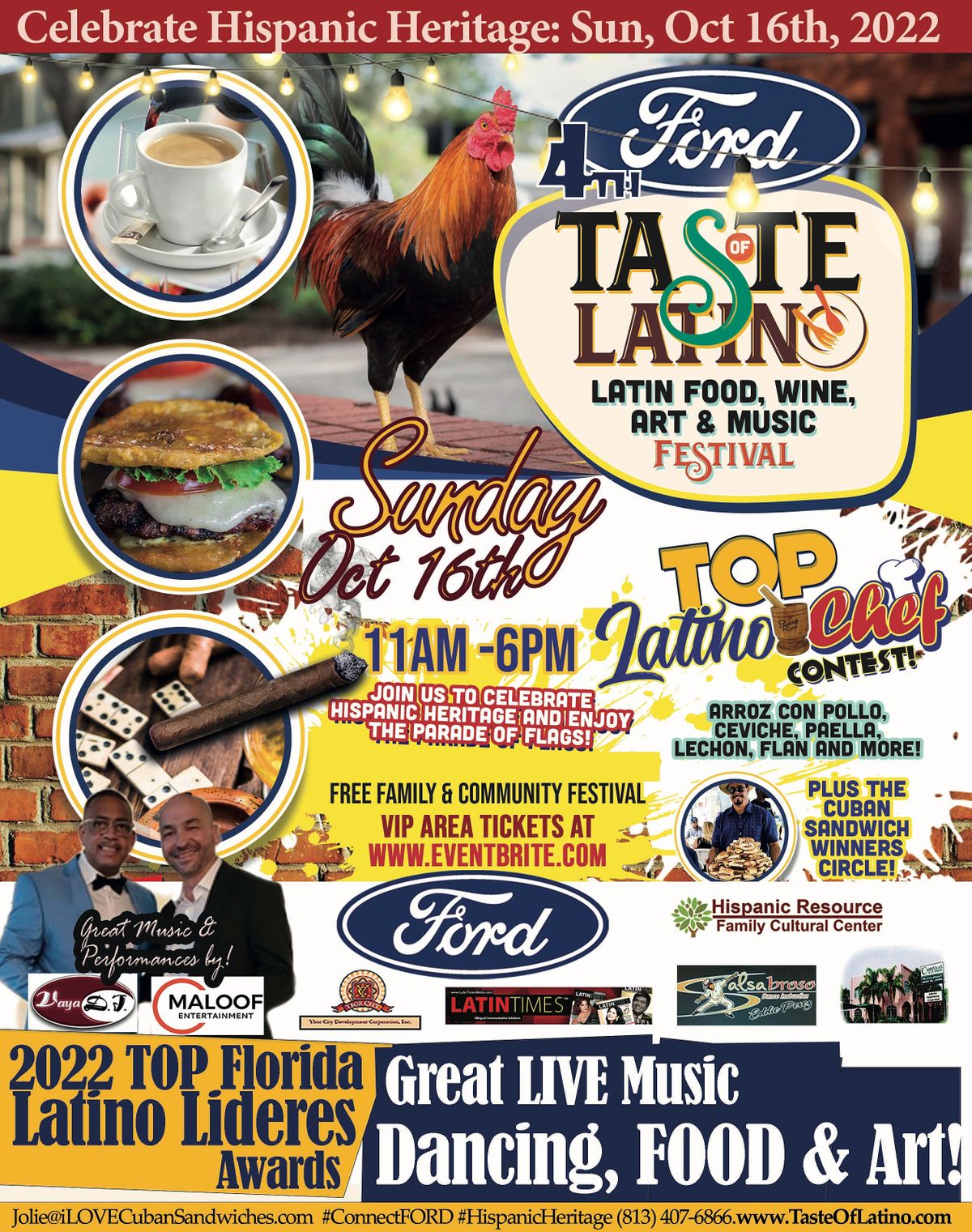 4th Annual Ford Taste of Latino Festival & Hispanic Heritage Celebration!