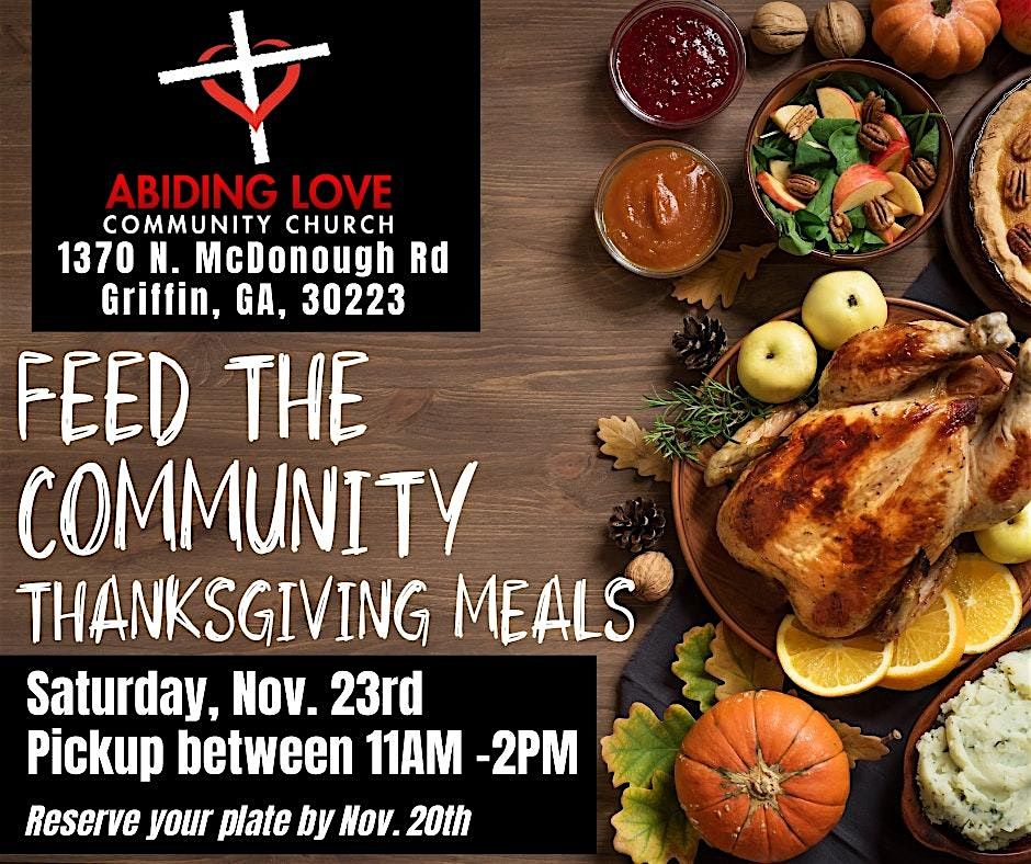 ALCC\u2019s Feed The Community Thanksgiving Meals