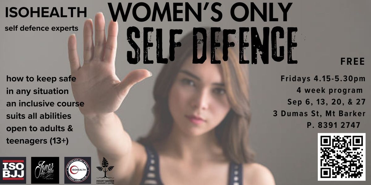 FREE Women's Only Self Defence Course